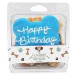 Claudia's Canine Bakery Happy Birthday Blue 7 oz. Clamshell