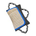 Heavy-Duty Dog Bite Tug Toy-3-Handle Reinforced Jute Training Gear for Working Dogs- Large