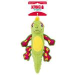 KONG Tropics Rattlez Iguana Dog Toy Green, 1ea/MD, LG