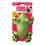KONG Shieldz Tropics Dog Toy Frog, Green, 1ea/MD