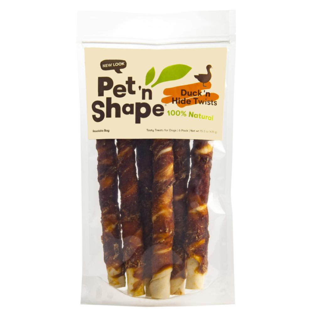 Pet 'N Shape Duck Hide Twists Dog Treats 14.2 oz Pet 'N Shape Duck Hide Twists Dog Treats 14.2 oz