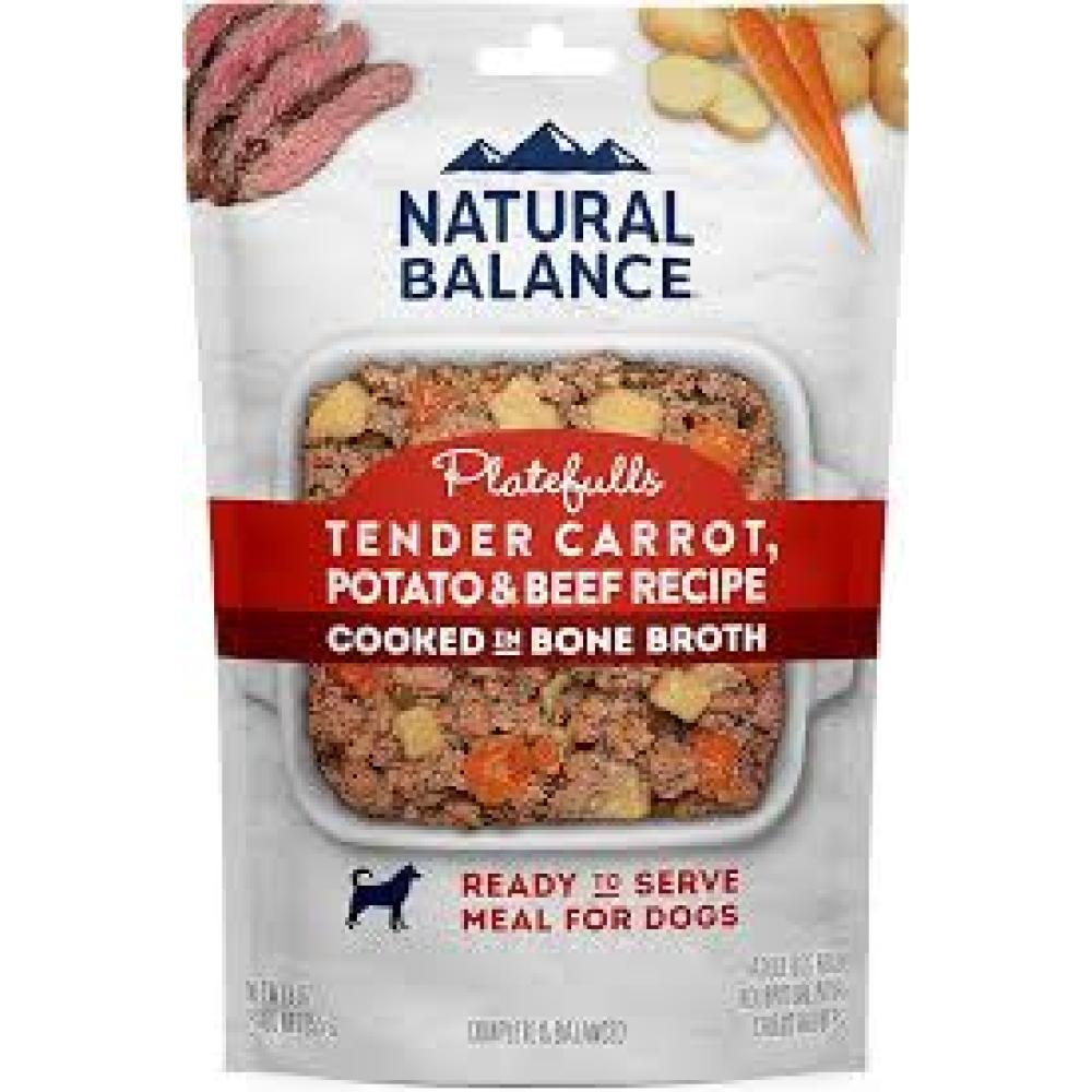 Natural Balance Platefulls Carrot, Potato, Beef Wet Dog Food 9 oz Natural Balance Platefulls Carrot, Potato, Beef Wet Dog Food 9 oz