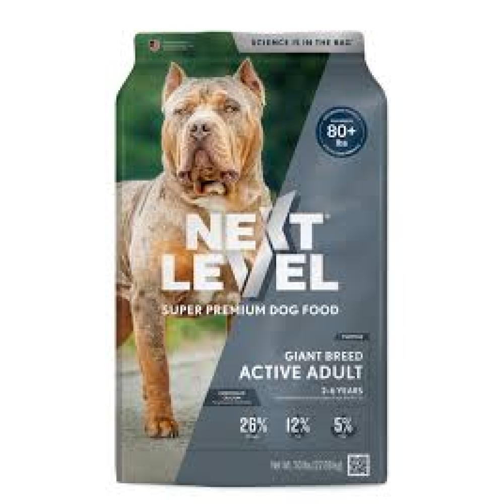 Next Level Giant Breed Active 2-6 yrs Adult Dry Dog Food 50 lbs Next Level Giant Breed Active 2-6 yrs Adult Dry Dog Food 50 lbs