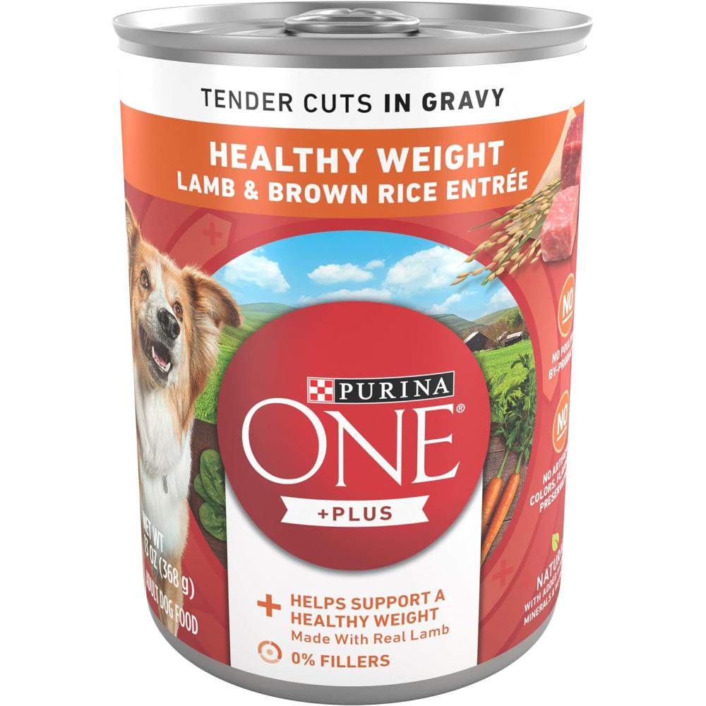 Adult Purina One Healthy Weight Lamb & Brown Rice 13 oz Adult Purina One Healthy Weight Lamb & Brown Rice 13 oz