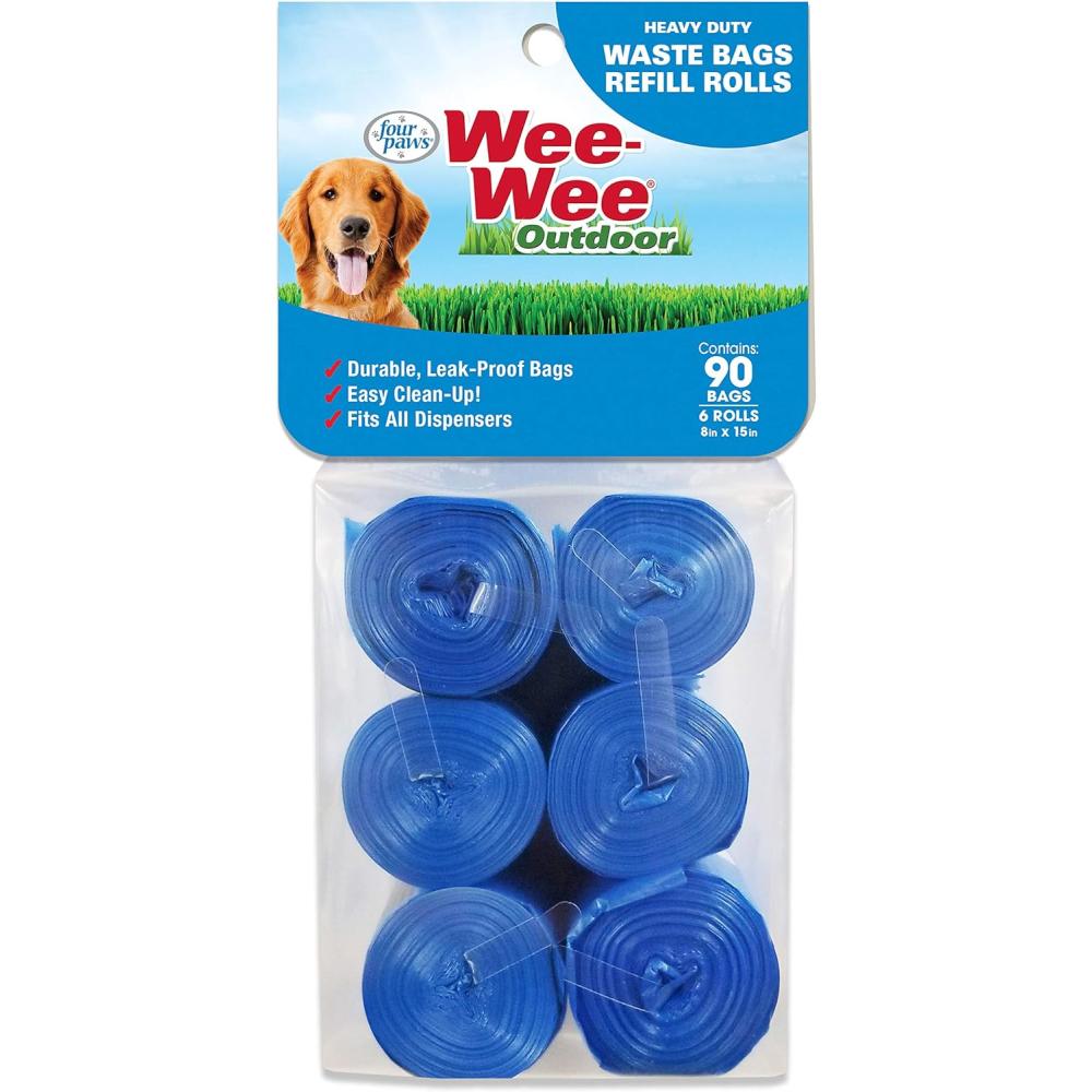 Four Paws Heavy Duty Dog Waste Bags Refill Rolls 90 bags Four Paws Heavy Duty Dog Waste Bags Refill Rolls 90 bags