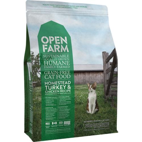 Open Farm Dry Cat Turkey Chicken GF 4#