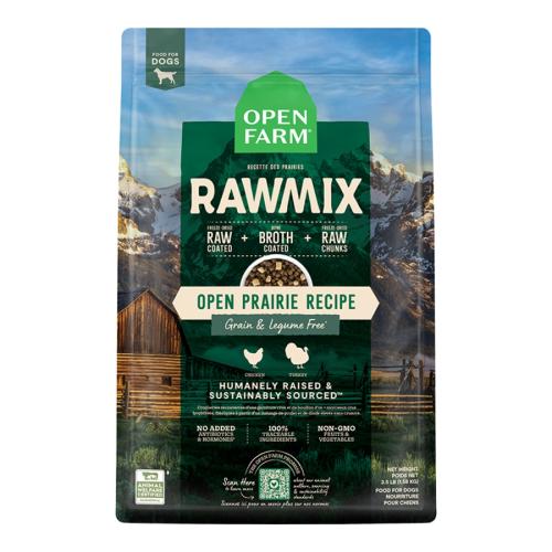 Open Farm Dry Dog Grain Free Prairie Rawmix 3.5#