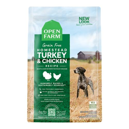 Open Farm Dry Dog Grain Free Turkey & Chicken 4#