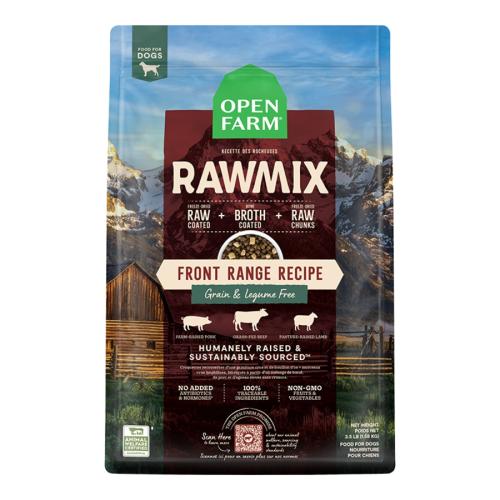 Open Farm Dry Dog Grain Free Front Range Rawmix 3.5#