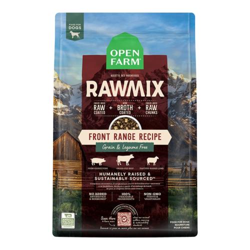 Open Farm Dry Dog Grain Free Front Range Rawmix 20#