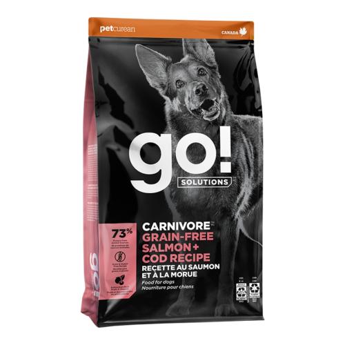 Petcurean Carnivore Dry Dog Grain Free Salmon Cod 22#