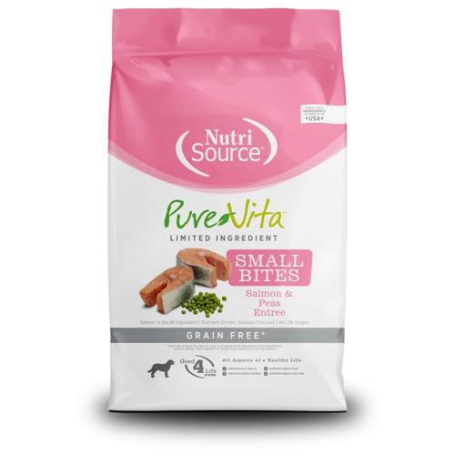 Purevita Dry Dog Grain Free Small Bites Salmon Peas 4#