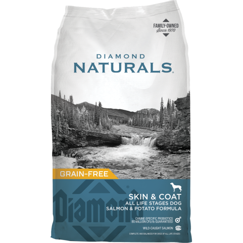 Diamond Naturals Dry Dog Skin Coat Grain Free Salmon 15#