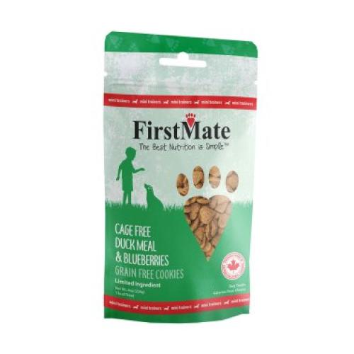 FirstMate Dog Treat Duck Blueberry Mini Trainers 8oz