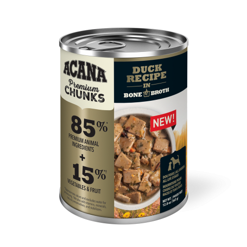 Acana Wet Dog Can Duck Chunks in Bone Broth 12.8oz