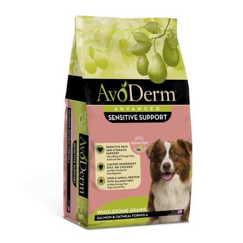 Avoderm Dry Dog Salmon Oatmeal 4#