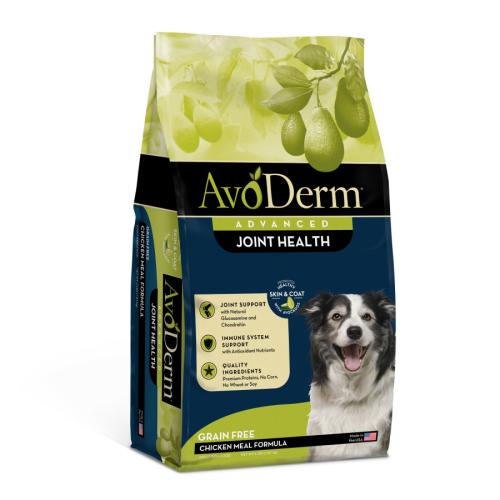Avoderm Dry Dog Grain Free Joint Health Chicken 4.4#