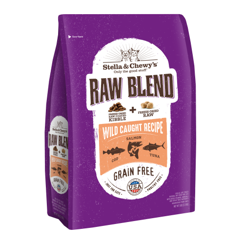 Stella Chewy's Dry Cat Raw Blend Wild Caught 5#