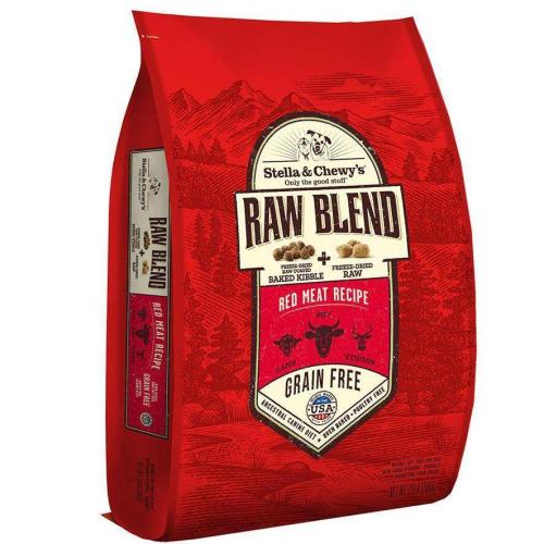 Stella Chewy's Dry Dog Raw Blend Red Meat 3.5#
