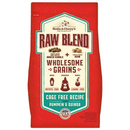 Stella Chewy's Dry Dog Raw Blend Cage Free with Grain 3.5#