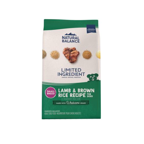Natural Balance Dry Dog SB Lamb Rice 4#