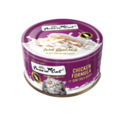 Fussie Cat Wet Cat Can Chicken in Goats Milk 2.47oz