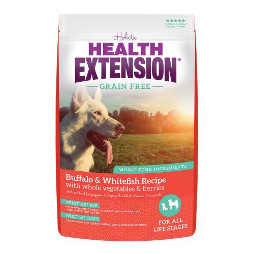 Health Extension Dry Dog Grain Free Buffalo Whitefish 10#