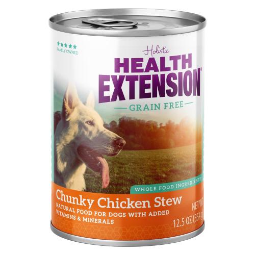 Health Extension Wet Dog Can Grain Free Chicken Stew 13.2oz