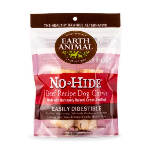 Earth Animal Dog Treat No Hide Beef 4" 2pk