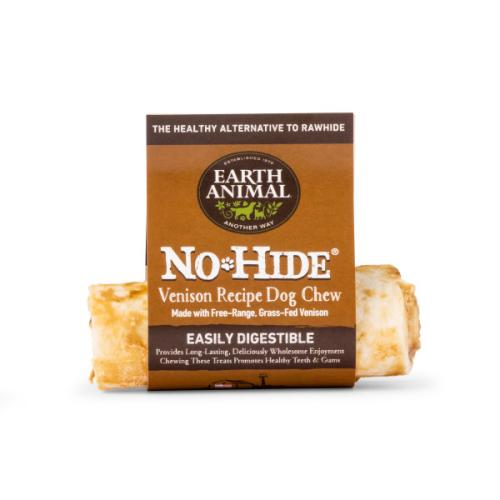 Earth Animal Dog Treat No Hide Venison 4" Single