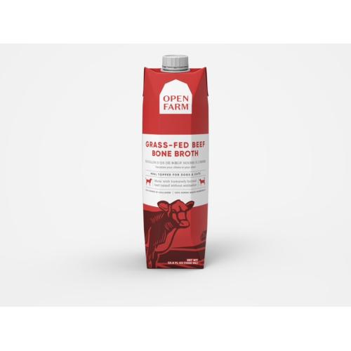 Open Farm Dog/Cat Bone Broth Beef 33.8oz