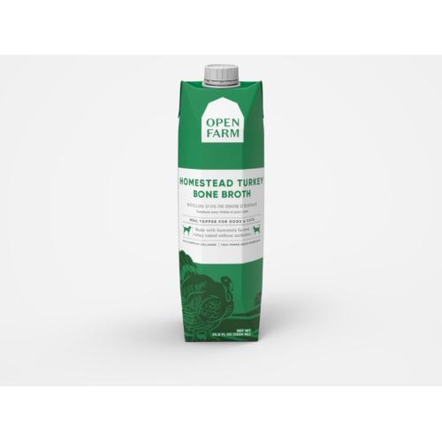 Open Farm Dog/Cat Bone Broth Turkey 33.8oz