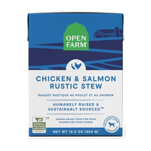 Open Farm Wet Dog Tetra Chicken Salmon Stew 12.5oz