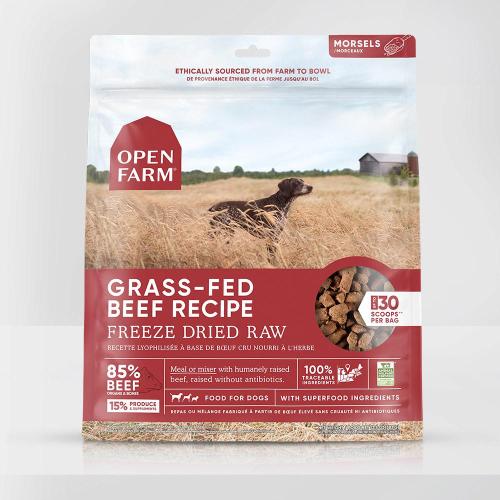 Open Farm Freeze-Dried Dog Beef Morsels 13.5oz