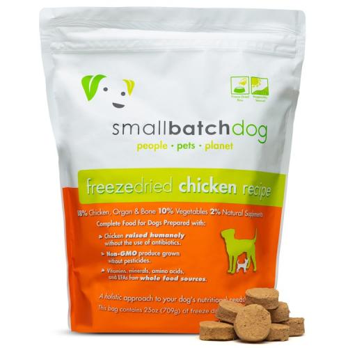 Smallbatch Freeze Dried Dog Chicken Sliders 25oz