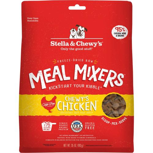 Stella Chewy's Freeze-Dried Dog Chicken Mixers 35oz