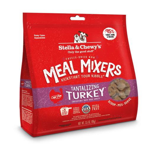 Stella Chewy's Freeze-Dried Dog Turkey Mixers 3.5oz