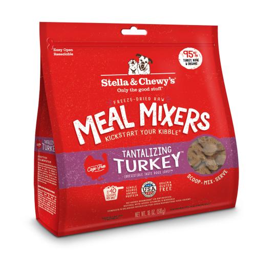 Stella Chewy's Freeze-Dried Dog Turkey Mixers 18oz