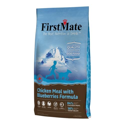 FirstMate Dry Dog Grain Free Chicken Blueberries 5#