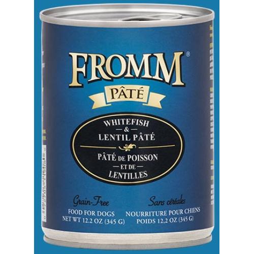 Fromm Wet Dog Can Whitefish Pate 12.2oz