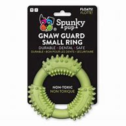 Spunky Pup Dog Toy Gnaw Guard Ring Small