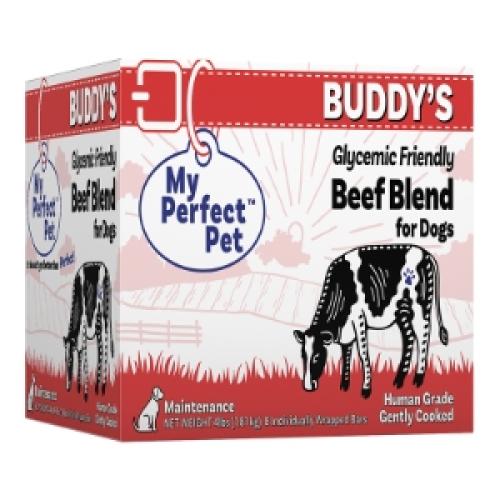 My Perfect Pet Frozen Dog Buddy's Glycemic Friendly Beef 4#
