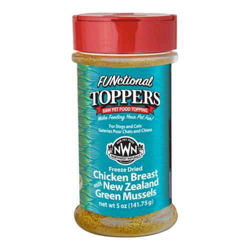 Northwest Freeze-Dried Dog/Cat Topper Chicken Green Mussels 5oz