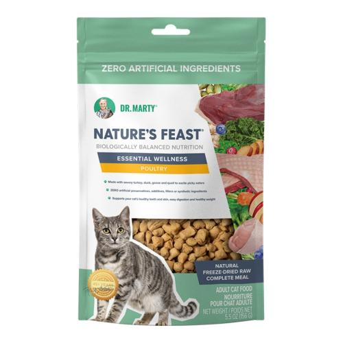Dr. Marty Freeze-Dried Cat Nature's Feast Poultry 5.5oz
