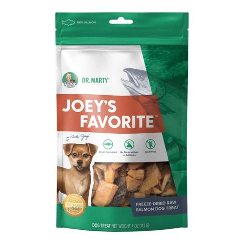 Dr. Marty Freeze-Dried Dog Treat Joey's Salmon 4oz