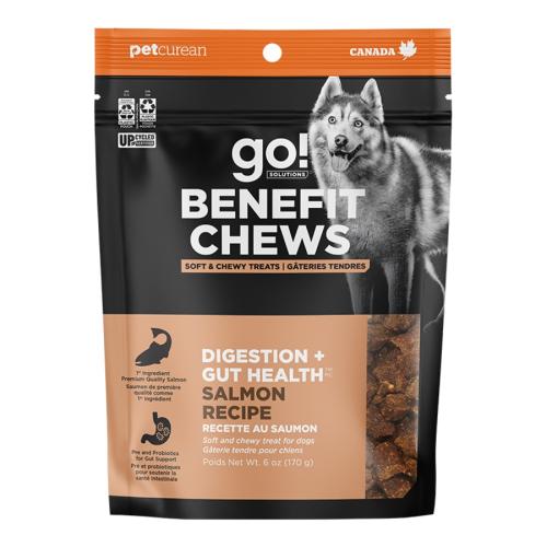 Petcurean Go! Dog Treat Salmon Digestion & Gut Health 6oz