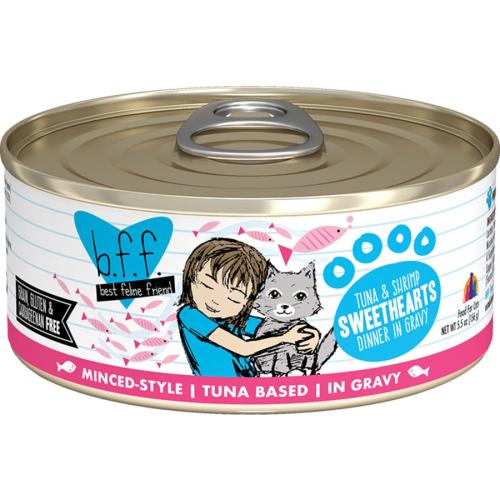 Weruva BFF Wet Cat Can Soulmates Tuna Shrimp Gravy 5.5oz