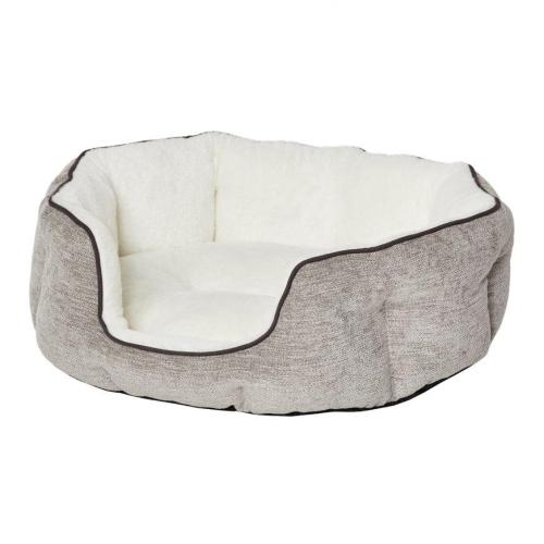 Midwest Pet Bed Quiet Time Deluxe Taupe Medium
