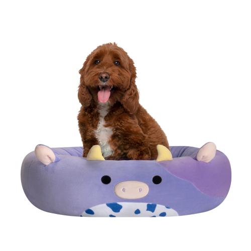 Squishmallows Pet Bed Bubba the Cow Small 20"