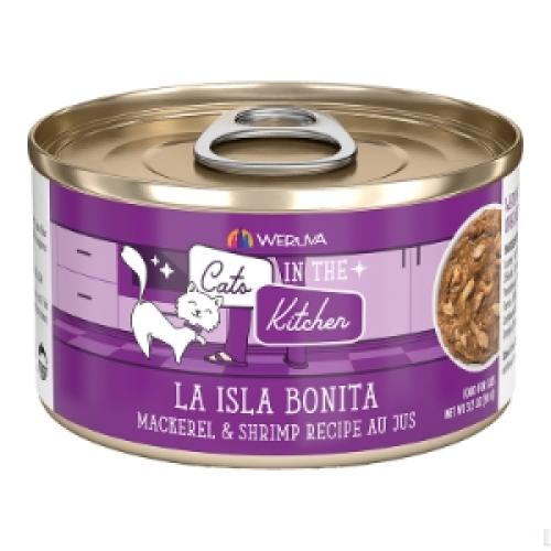 Weruva Wet Cat Can La Isla Bonita Mackerel Shrimp 3.2oz